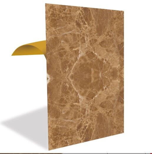 FAYANS ÜSTÜ PVC KAPLAMA 41 X 62 AÇIK KAHVERENGİ MERMER DESEN-764