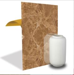 FAYANS ÜSTÜ PVC KAPLAMA 41 X 62 AÇIK KAHVERENGİ MERMER DESEN-764