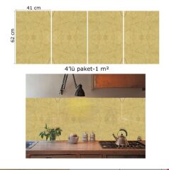 FAYANS ÜSTÜ PVC KAPLAMA 41 X 62 AĞLI BEJ MERMER DESEN-765