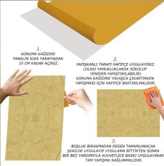 FAYANS ÜSTÜ PVC KAPLAMA 41 X 62 AĞLI BEJ MERMER DESEN-765