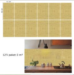 FAYANS ÜSTÜ PVC KAPLAMA 41 X 62 AĞLI BEJ MERMER DESEN-765