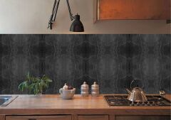 FAYANS ÜSTÜ PVC KAPLAMA 41 X 62  BELGİUM BLACK MERMER DESEN-768