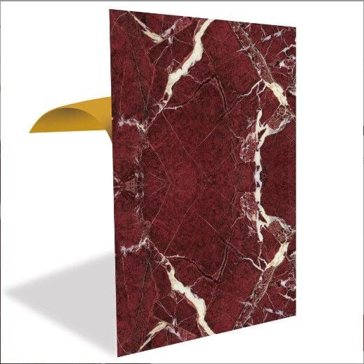 FAYANS ÜSTÜ PVC KAPLAMA 41 X 62  BORDO MERMER DESEN-769