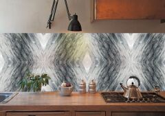 FAYANS ÜSTÜ PVC KAPLAMA 41 X 62  ÇİZGİLİ GRİ MERMER DESEN-772