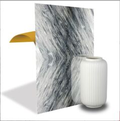 FAYANS ÜSTÜ PVC KAPLAMA 41 X 62  ÇİZGİLİ GRİ MERMER DESEN-772