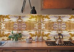FAYANS ÜSTÜ PVC KAPLAMA 41 X 62  ETNİK MERMER DESEN-774