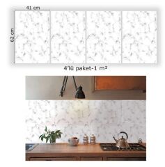 FAYANS ÜSTÜ PVC KAPLAMA 41 X 62  GRANİT MERMER DESEN-776