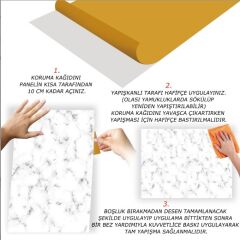 FAYANS ÜSTÜ PVC KAPLAMA 41 X 62  GRANİT MERMER DESEN-776