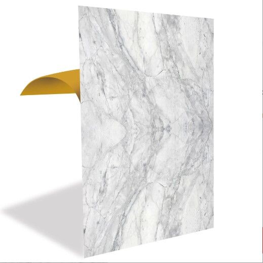 FAYANS ÜSTÜ PVC KAPLAMA 41 X 62 GRİ AĞ MERMER DESEN-777