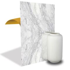 FAYANS ÜSTÜ PVC KAPLAMA 41 X 62 GRİ AĞ MERMER DESEN-777