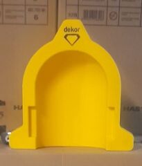 DİZLİK APARATI TEKERLEKLİ ve POLİURETAN DİZLİK Sarı - Siyah 320 TAKIM