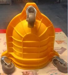 DİZLİK APARATI TEKERLEKLİ ve POLİURETAN DİZLİK Sarı - Siyah 320 TAKIM