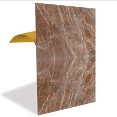 FAYANS ÜSTÜ PVC KAPLAMA 41 X 62 KAHVERENGİ AĞLI MERMER DESEN-780