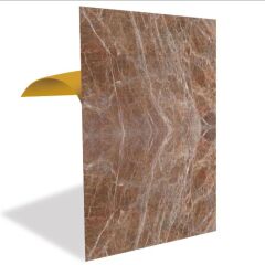 FAYANS ÜSTÜ PVC KAPLAMA 41 X 62 KAHVERENGİ AĞLI MERMER DESEN-780
