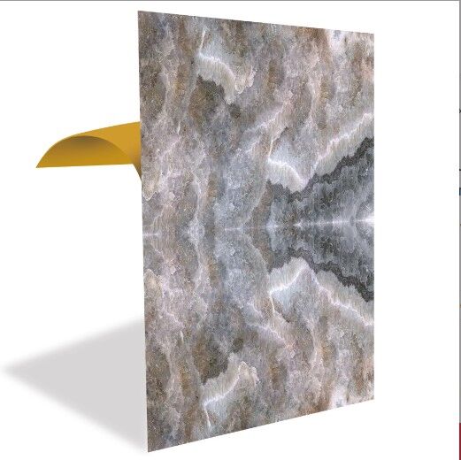 FAYANS ÜSTÜ PVC KAPLAMA 41 X 62 KAHVERENGİ BUZLU MERMER DESEN-781