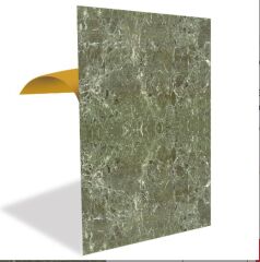 FAYANS ÜSTÜ PVC KAPLAMA 41 X 62 KAHVERENGİ YEŞİL MERMER DESEN-784