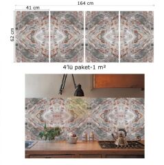 FAYANS ÜSTÜ PVC KAPLAMA 41 X 62 KATLI MERMER DESEN-785