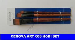 FIRÇA SETİ 3 LÜ DÜZ KESİK FRC SET-008