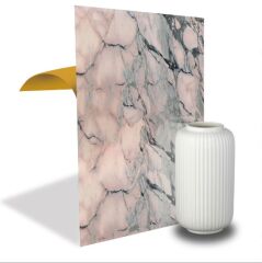 FAYANS ÜSTÜ PVC KAPLAMA 41 X 62 PEMBE MERMER DESEN-789