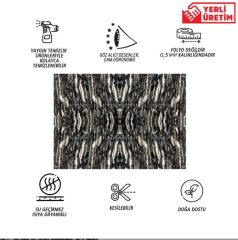 FAYANS ÜSTÜ PVC KAPLAMA 41 X 62 SIRALI MERMER DESEN-792