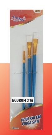 HOBİ KALEM FIRÇA SETİ BODRUM 3LÜ SET