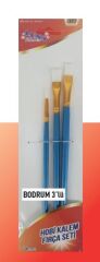 HOBİ KALEM FIRÇA SETİ BODRUM 3LÜ SET