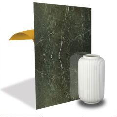 FAYANS ÜSTÜ PVC KAPLAMA 41 X 62 SİYAH - YEŞİL MERMER DESEN-796