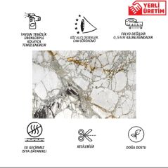 FAYANS ÜSTÜ PVC KAPLAMA 41 X 62 TAŞ MERMER DESEN-797