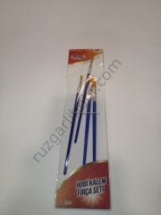 HOBİ KALEM FIRÇA SETİ KALKAN 4LÜ SET