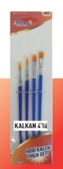 HOBİ KALEM FIRÇA SETİ KALKAN 4LÜ SET
