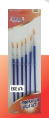 HOBİ KALEM FIRÇA SETİ EGE 6LI SET