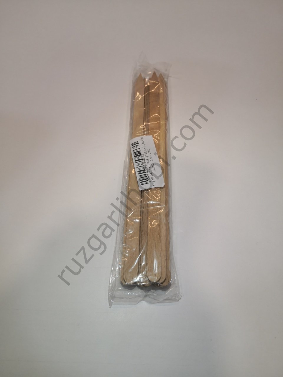 AHŞAP DAR EKO KARIŞTIRMA ÇUBUĞU 1CM/25 CM - 10LU