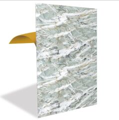 FAYANS ÜSTÜ PVC KAPLAMA 41 X 62 YEŞİL AGAT MERMER DESEN-801