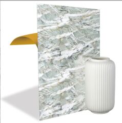 FAYANS ÜSTÜ PVC KAPLAMA 41 X 62 YEŞİL AGAT MERMER DESEN-801