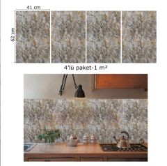 FAYANS ÜSTÜ PVC KAPLAMA 41 X 62 YEŞİM MERMER DESEN-803