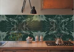 FAYANS ÜSTÜ PVC KAPLAMA 41 X 62 YEŞİL MERMER DESEN-802