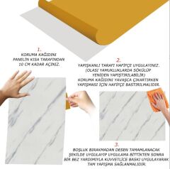 FAYANS ÜSTÜ PVC KAPLAMA 41 X 62 GRİ BULUT ÇİZGİLİ DESEN-807