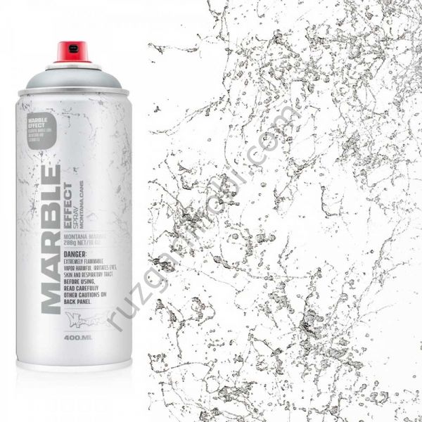 Mermerleme EFFECTMARBLE SPREY BOYA 400 ML SİLVER ARGENTE EM SİLVER ( GÜMÜŞ GRİ RENK )