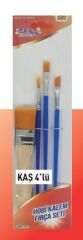 HOBİ KALEM FIRÇA SETİ KAŞ 4LÜ SET