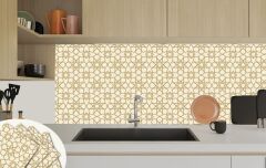 FAYANS ÜSTÜ PVC KAPLAMA 30 X 30 ALTIN SELÇUKLU YALDIZI - 809