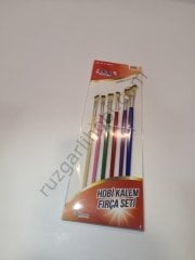 Hobi Kalem Fırça Seti Kıbrıs 6LI Set
