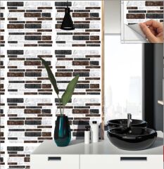 FAYANS ÜSTÜ PVC KAPLAMA 30 X 30 ASORTİ MERMER DESENLİ - 812