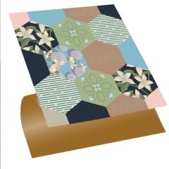 FAYANS ÜSTÜ PVC KAPLAMA 30 X 30 ALTIGEN Ç,ÇEK DESENLİ - 813