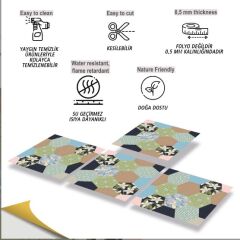 FAYANS ÜSTÜ PVC KAPLAMA 30 X 30 ALTIGEN Ç,ÇEK DESENLİ - 813