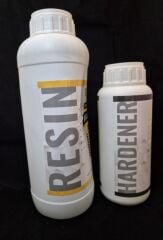 EPOKSI ŞEFFAF RECİNE İNCE DÖKÜM  ( THIN CASTING ) (  A+B   SET  )