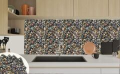 FAYANS ÜSTÜ PVC KAPLAMA 30 X 30  ÇAKIL TAŞI DESENLİ- 815