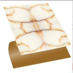 FAYANS ÜSTÜ PVC KAPLAMA 30 X 30  GOLD MERMER DESENLİ - 819