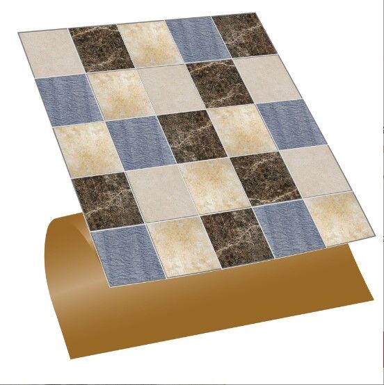 FAYANS ÜSTÜ PVC KAPLAMA 30 X 30  KARO MERMER DESENLİ - 824