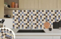 FAYANS ÜSTÜ PVC KAPLAMA 30 X 30  KARO MERMER DESENLİ - 824