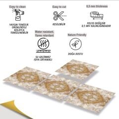 FAYANS ÜSTÜ PVC KAPLAMA 30 X 30  MERMER 002 DESENLİ - 828